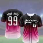 Gradient Custom Baseball Jersey
